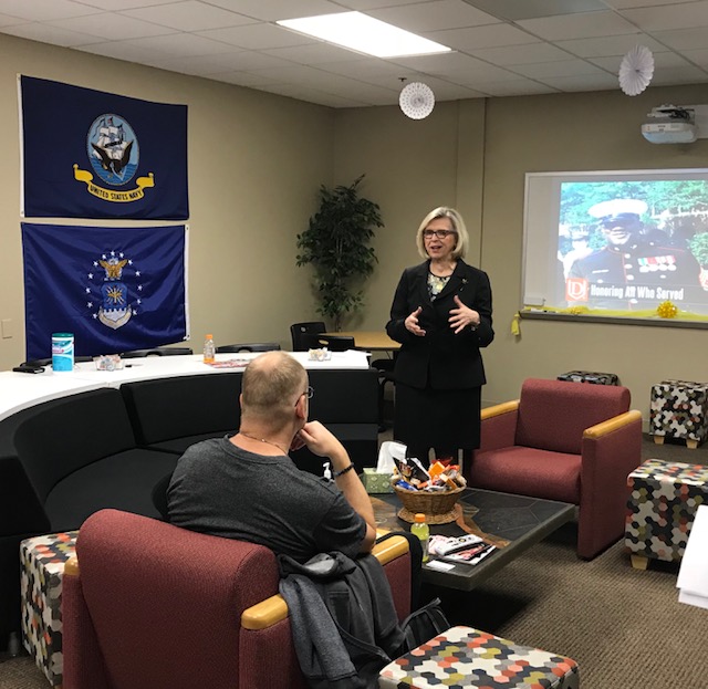 Warren Campus veterans lounge opening